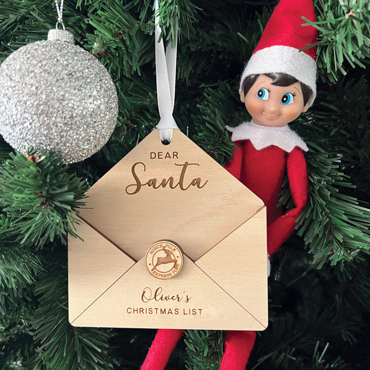 Dear Santa Christmas List Ornament