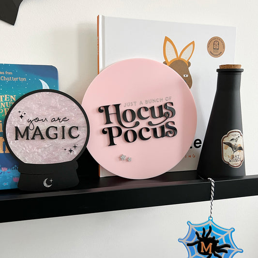 Just a Bunch of Hocus Pocus Halloween Plaque