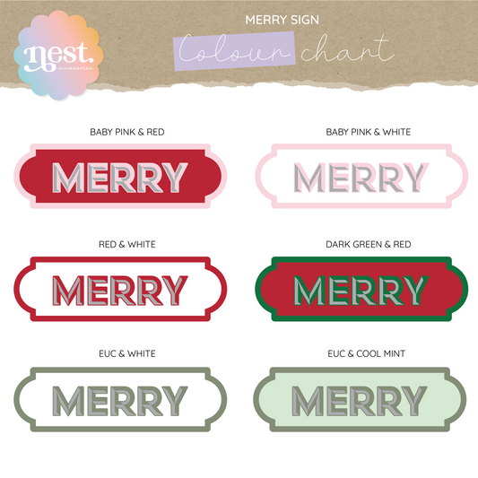 Merry Sign