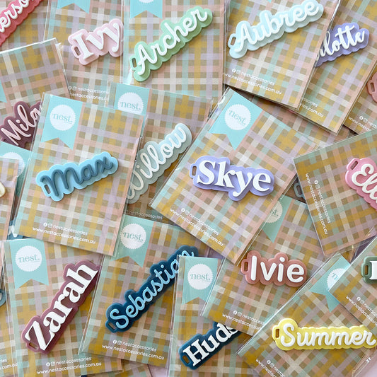 Personalised Name Bag Tag