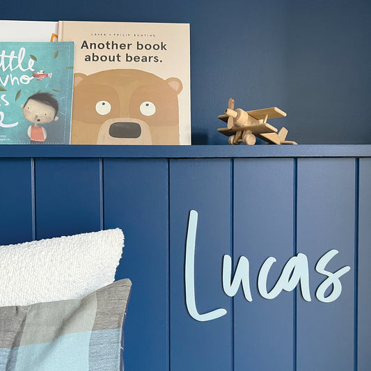 Acrylic Name Plaque | Choose your own font & colour