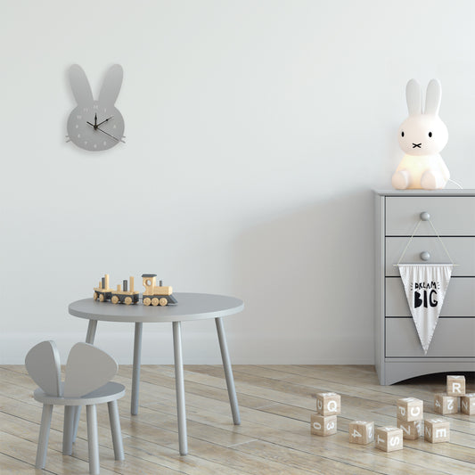 Bunny Kids Wall Clock