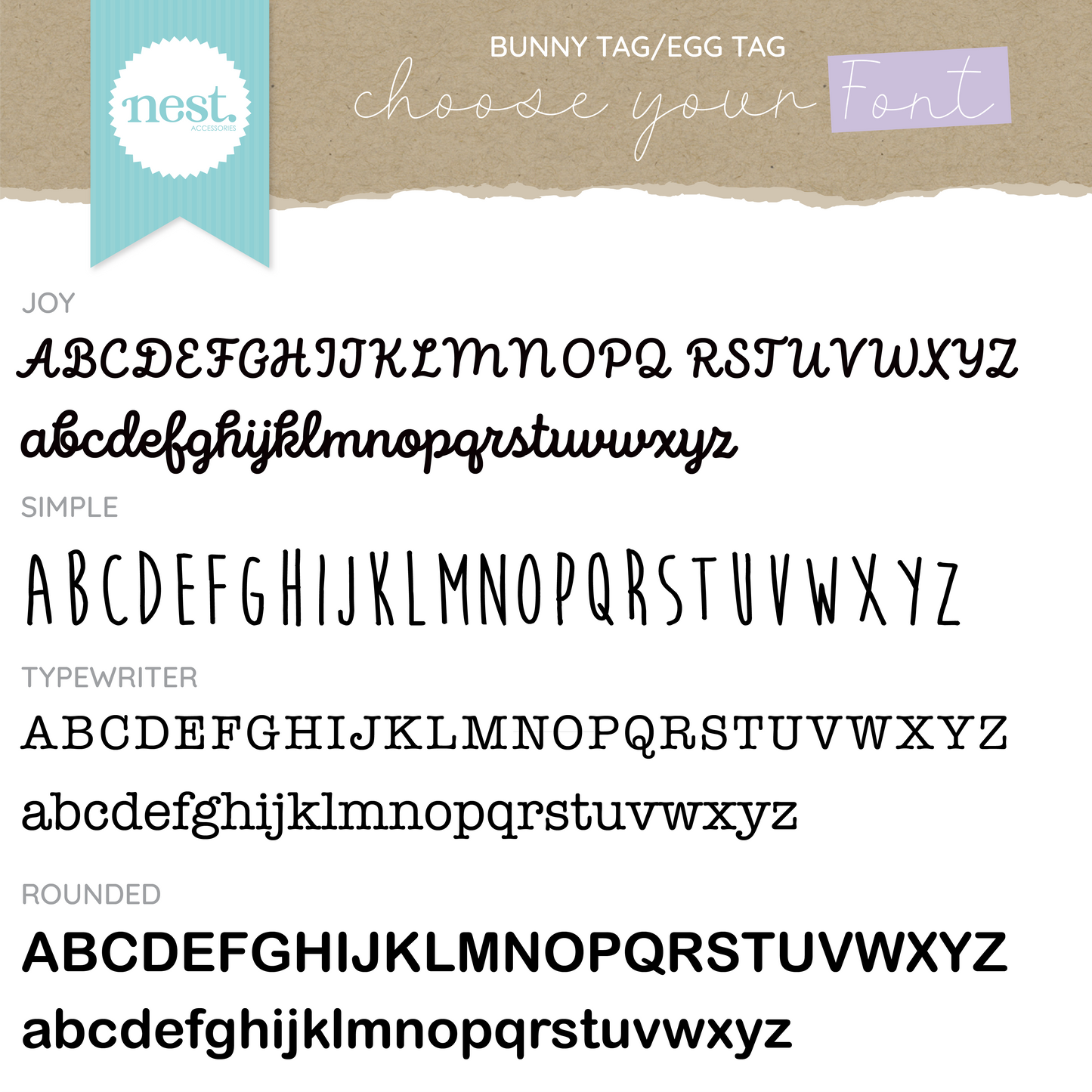 Easter Egg Tag - Wood