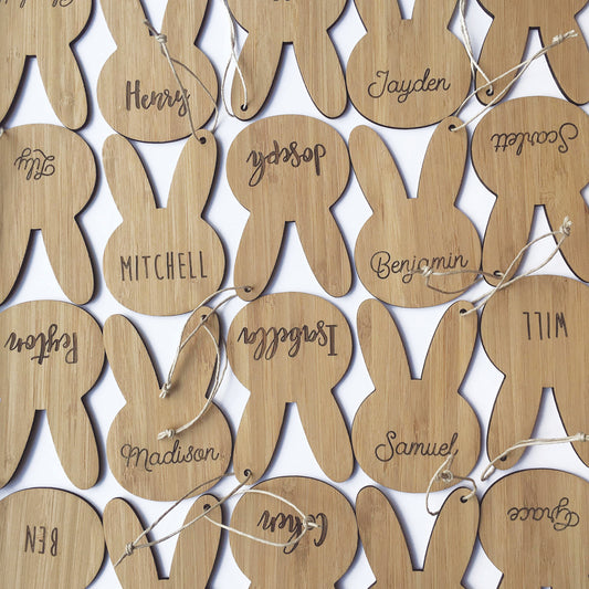 Personalised Bunny Tag