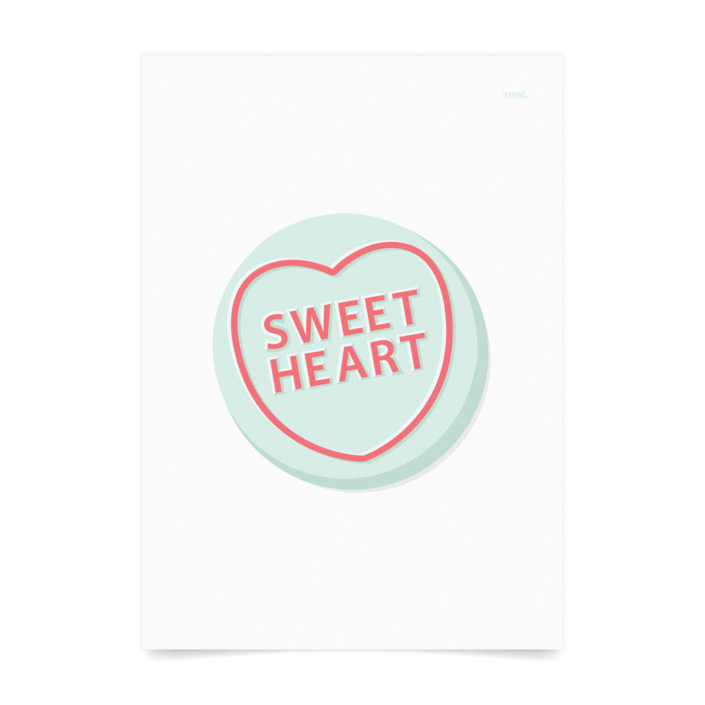 Candy Heart Art Prints