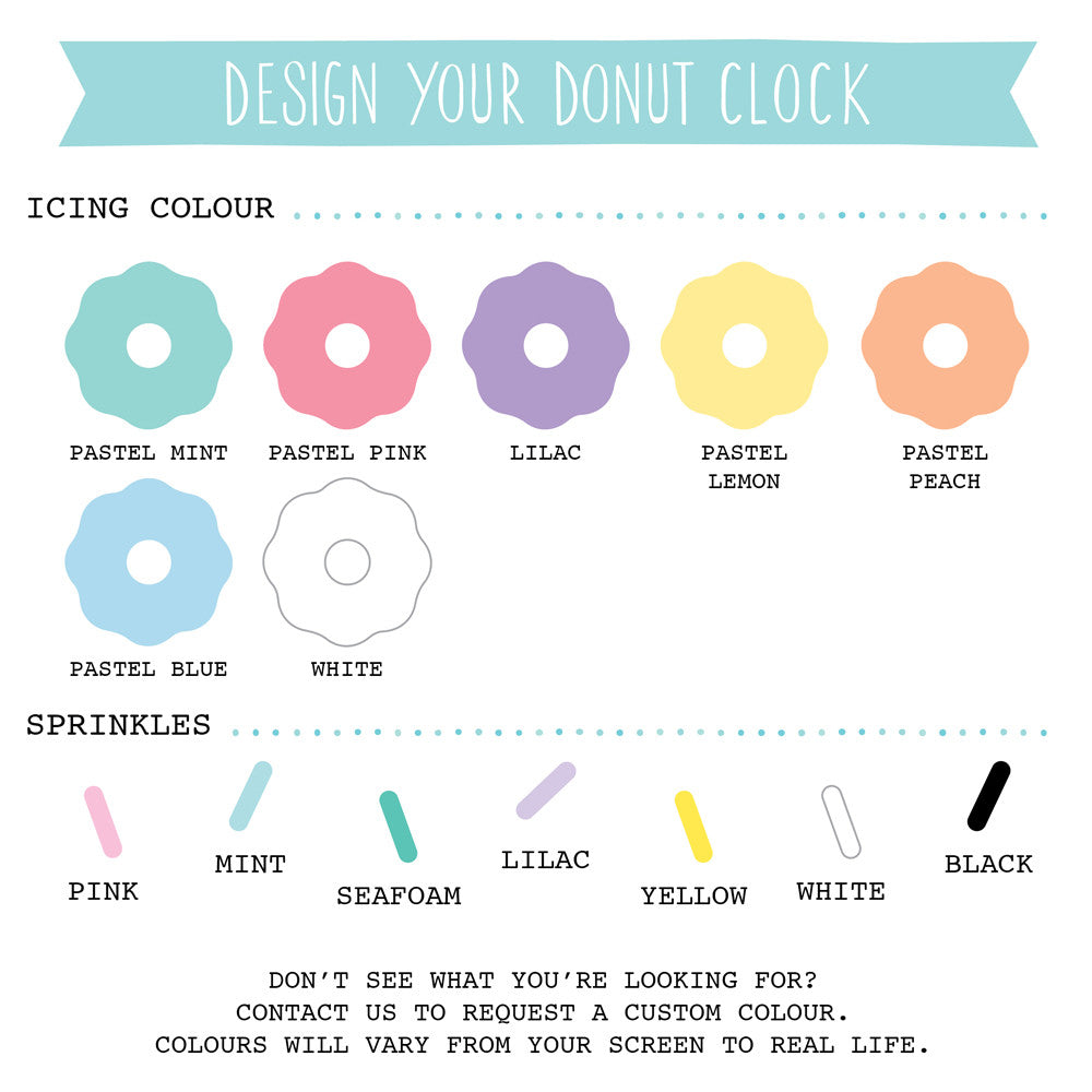 Donut Wall Clock