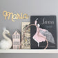 Mirror Name Plaque | Choose your own font & colour