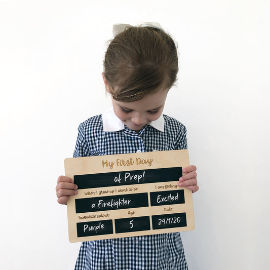 My First/Last Day Milestone Photo Board