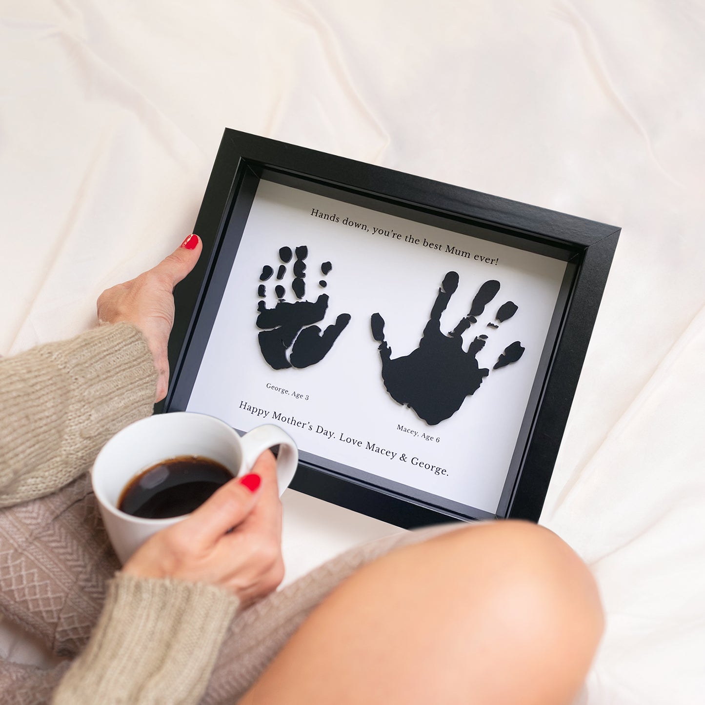 Hands Down, You're the Best 3D Handprint Frame