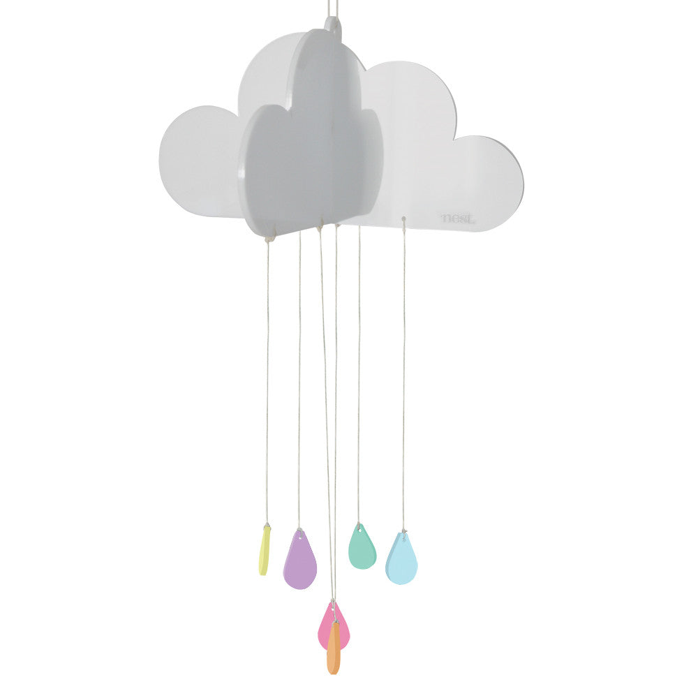 Happy Cloud Nursery Mobile - Acrylic