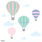 Hot Air Balloon Wall Stickers