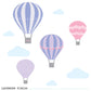 Hot Air Balloon Wall Stickers