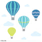 Hot Air Balloon Wall Stickers