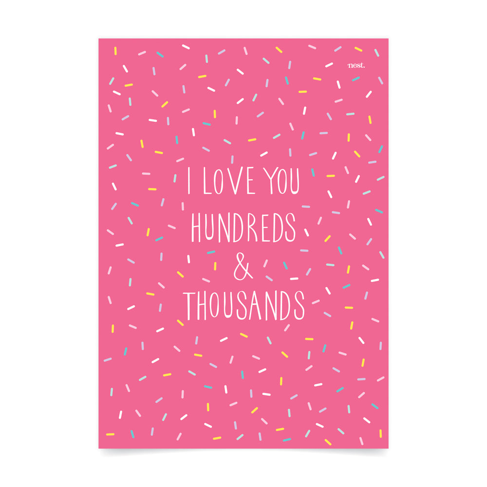 Hundreds & Thousands Art Print