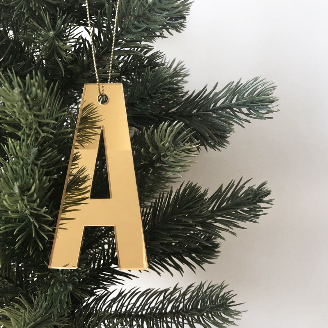 Christmas Letter Ornament - Mirror