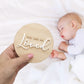 You Are So Loved Announcement Plaque
