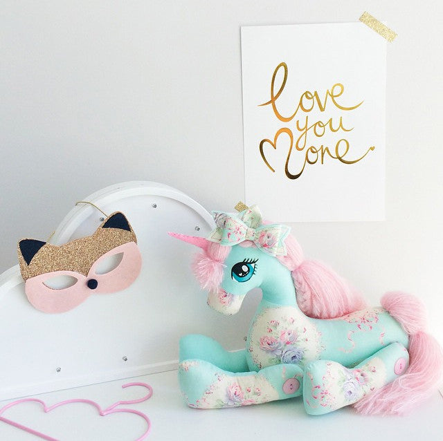 Love You More Foil Print