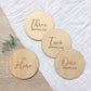 Baby Newborn Monthly Milestone Plaque