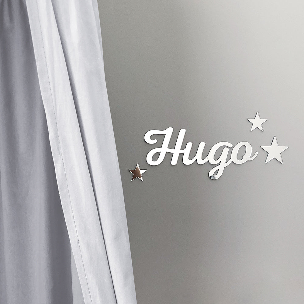 Mirror Name Plaque | Choose your own font & colour