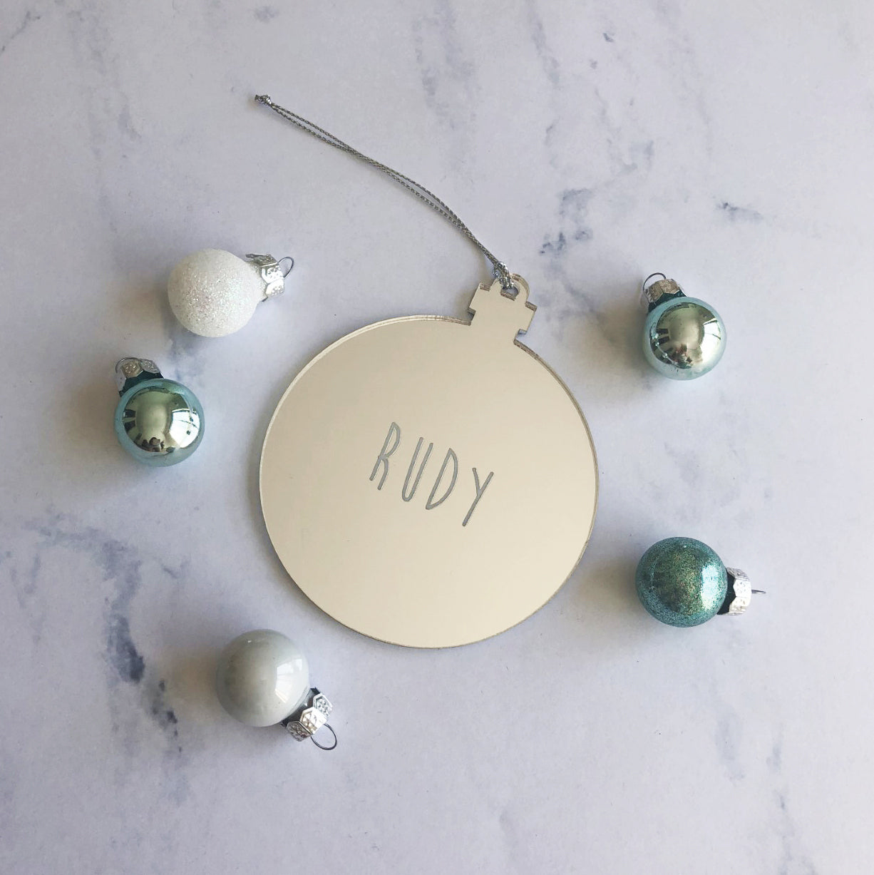 Personalised Christmas Ornament - Mirror