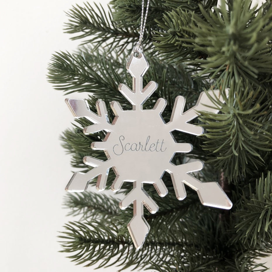 Personalised Christmas Ornament - Mirror