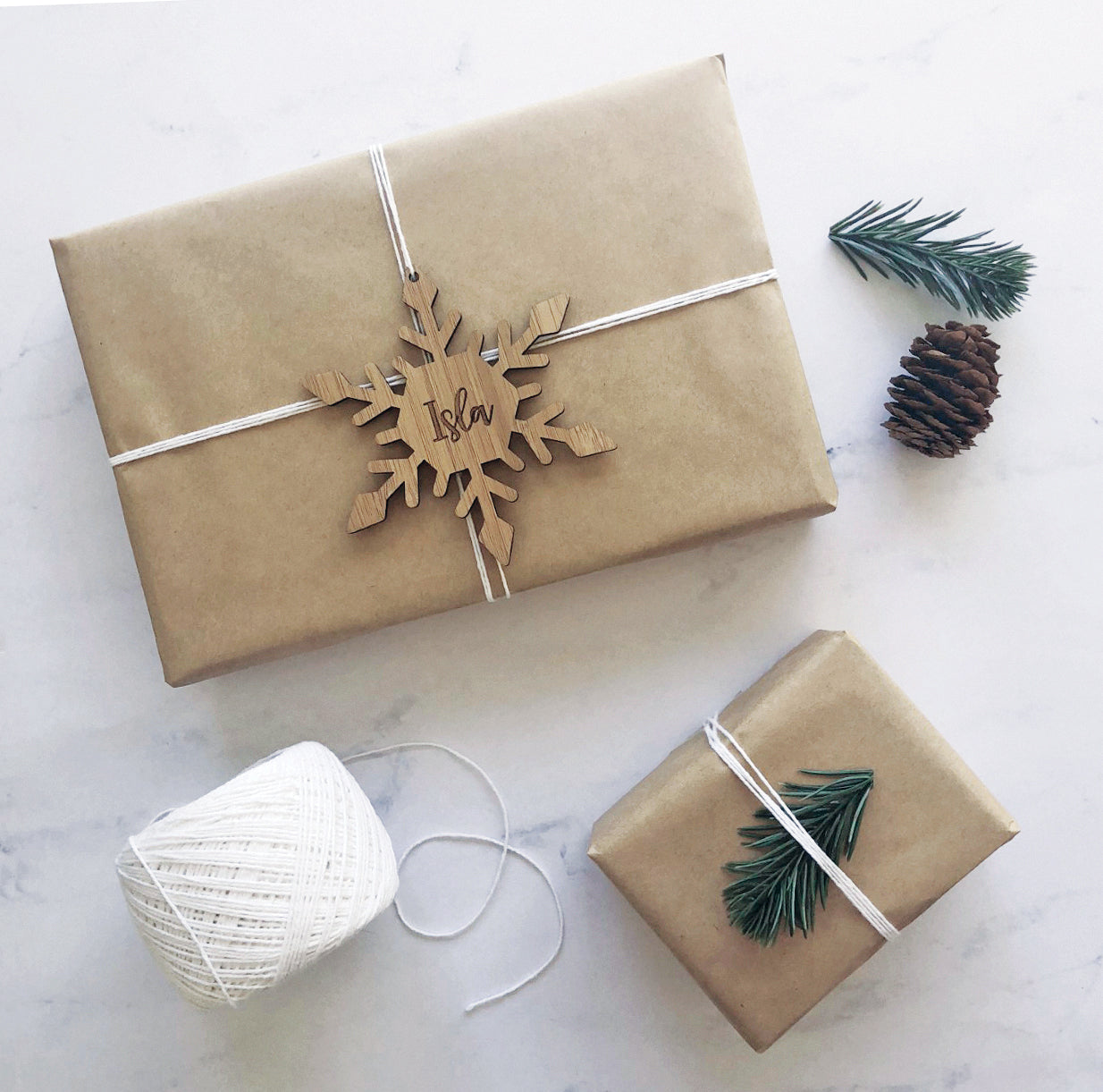 Personalised Christmas Ornament - Wood