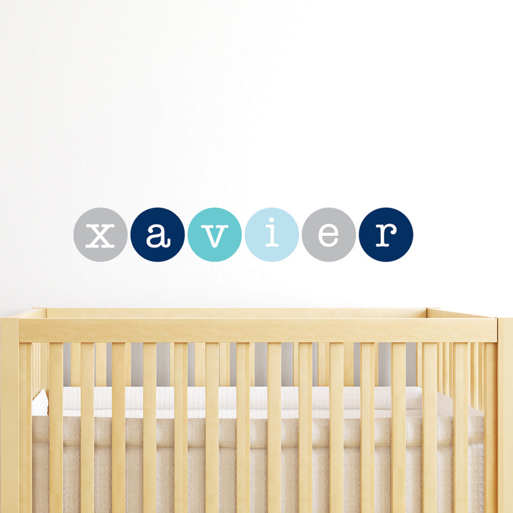 Polkadots Name Wall Sticker