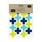 SHAPES 'Crosses' Fabric Wall Stickers