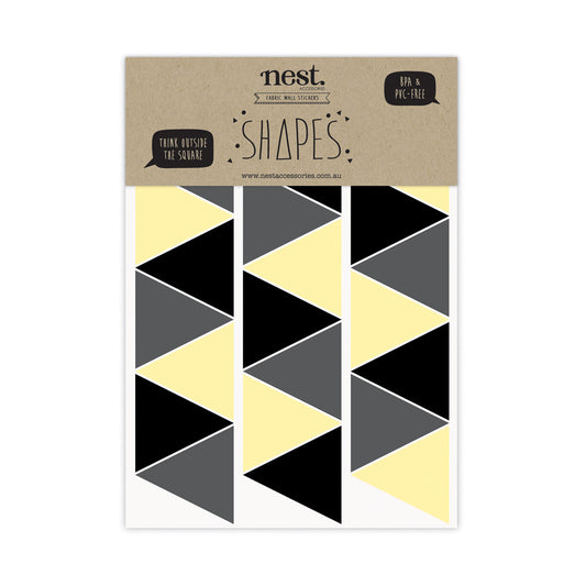 SHAPES 'Triangles' Fabric Wall Stickers