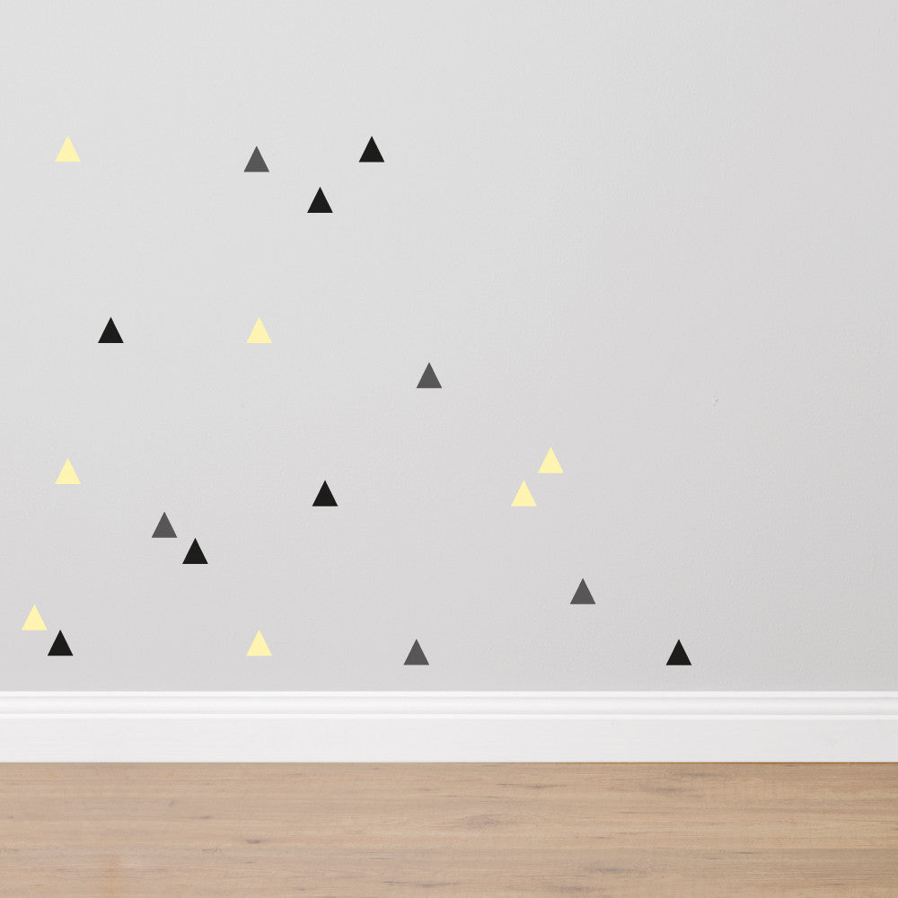 SHAPES 'Triangles' Fabric Wall Stickers