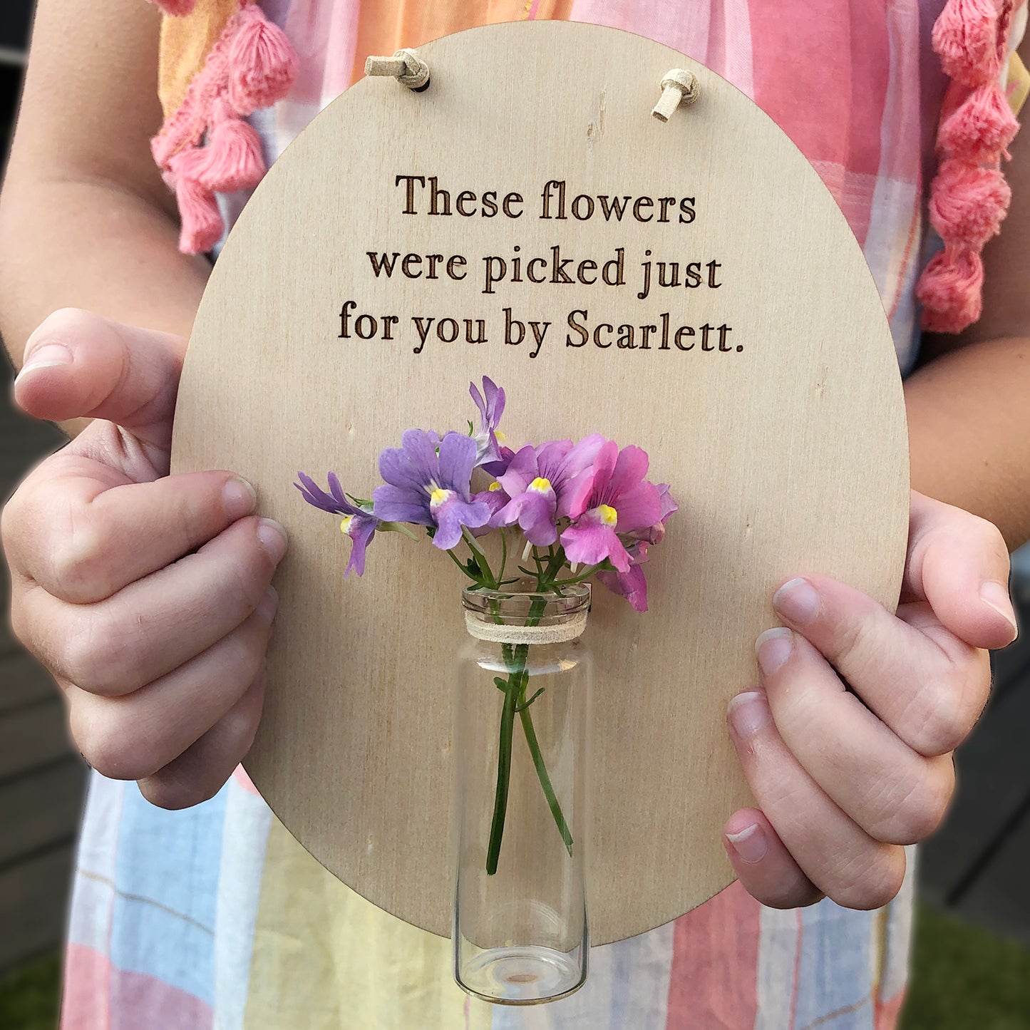 These flowers were picked just for you Mother's Day Plaque