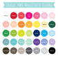 SHAPES 'Triangles' Fabric Wall Stickers